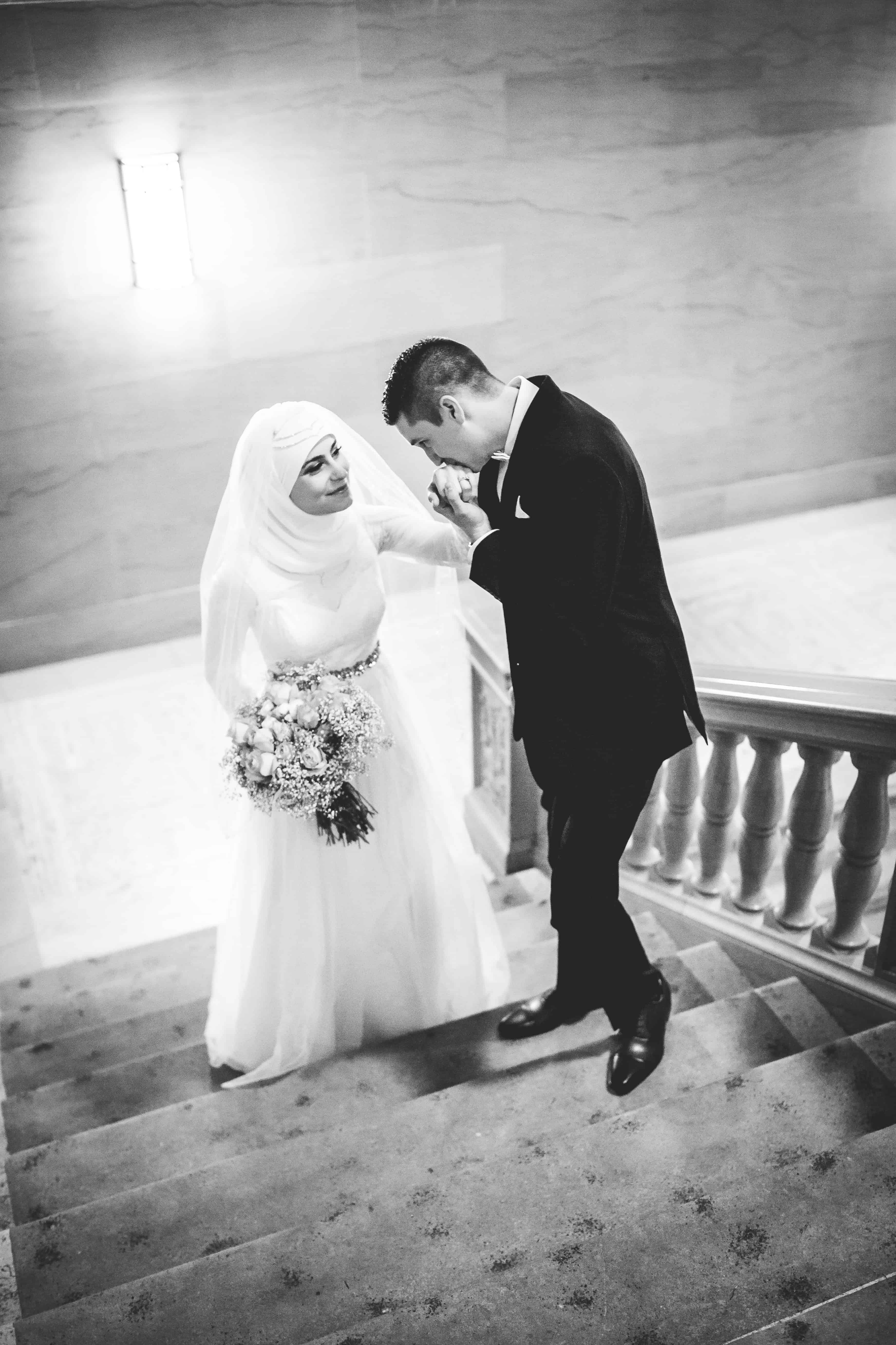 Houda & Ken | Detroit Public Library | Wedding